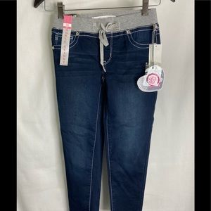 Seven7 Knit Waist Ankle Skinny Jeans Girls Size 10 New With Tags!!! I3